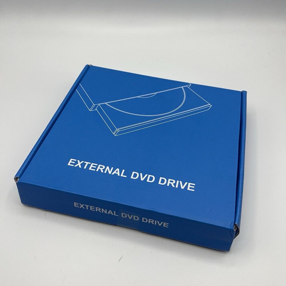 Ultra Thin Optical Drive, USB DVD XD013 5V/1A UNTESTED (OPEN BOX)
